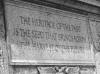 The Heritage of the past is the seed that brings forth the harvest of the future. (inscription on entrance columns)  