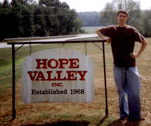 Tommy's last day at Hope Valley 8/97